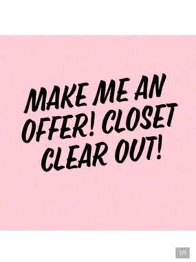 Closet Sale